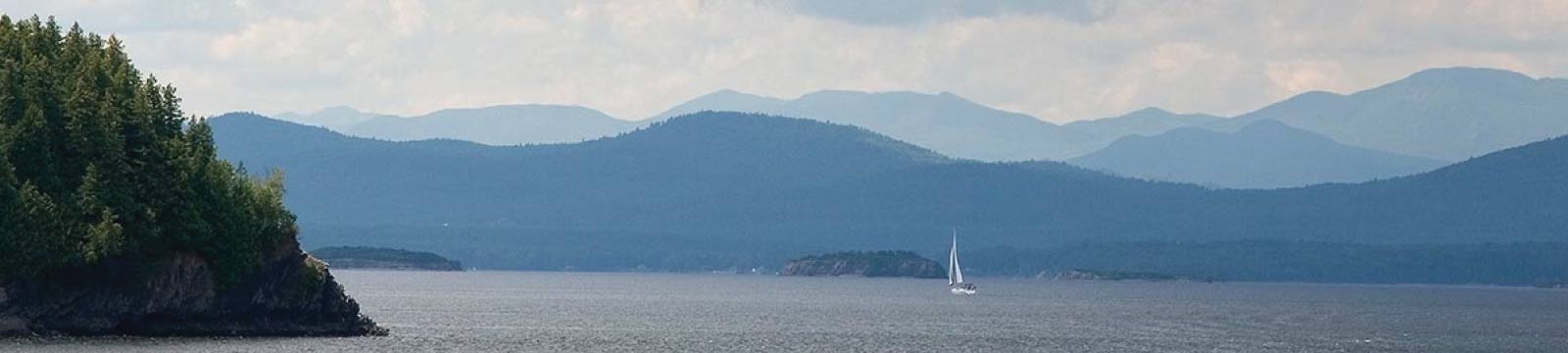 Lake Champlain and the Adirondack Mountains