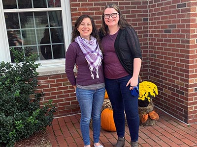 Kurri and Montana Wearing Jeans Outside the Branch