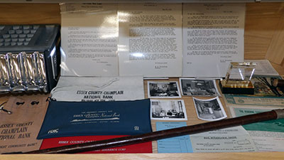 Archival Display of bank history