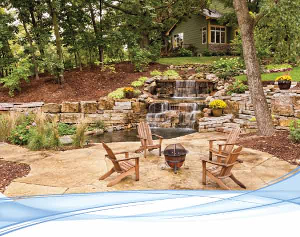Adirondack Chairs Surrounding a Fire Pit