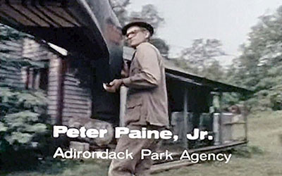 Peter Paine Outside Adirondack Park Agency Building
