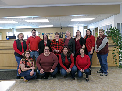 Willsboro Employees Wearing Tops and Jeans